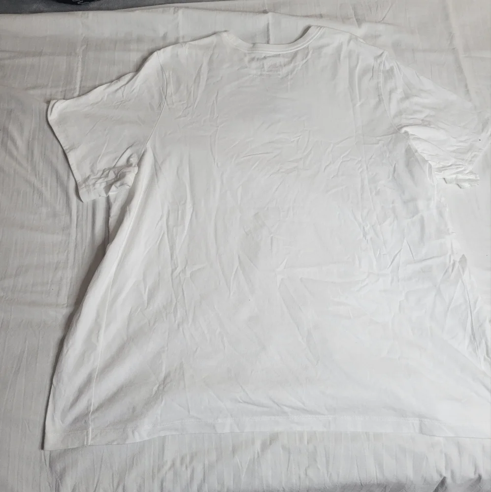 Nike Air Jordan Paris Saint-Germain Wordmark White Short Sleeve Tee